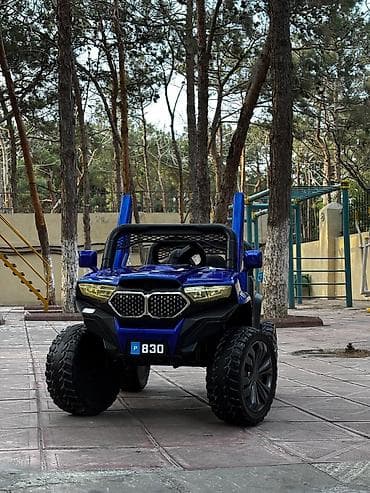 Uşaqlar üçün elektrikli mini avtomobil – off-road üslubunda dizaynlı — 1