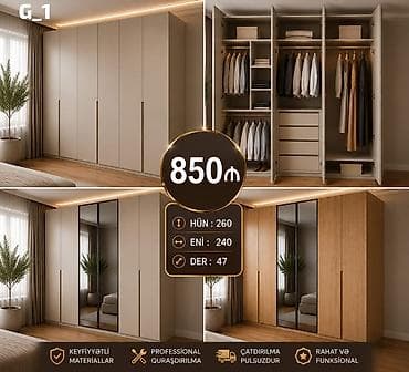 qapi avropa: Yeni, 5 qapı, Güzgülü, Bej, Açılan, Düz dolab — 1