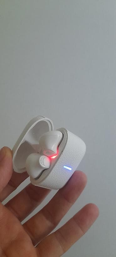 i̇phone 12 pro: Ağ rəngli TWS simsiz qulaqlıq - Qulaqlıq tipi: tam simsiz (True — 1