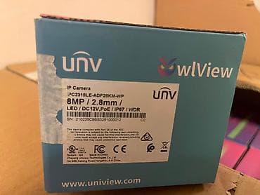 Digər TV və video məhsullar: IP Camera. UNV IP CAM UNV IPC2318LEADF28KM-WP 8MP. 254 eded — 4