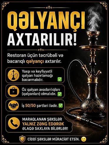 otelde: Qəlyançı tələb olunur — 1