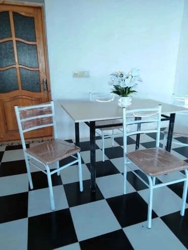 gaming oturacaqlar: Mətbəx üçün, Yeni, Qatlanmayan, rəng - Qara Stul — 8