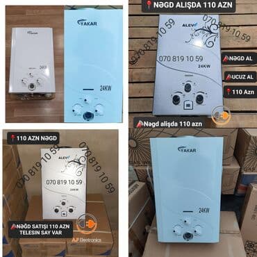 sd card: Qazla işləyən su qızdırıcıları – müxtəlif brend və güclər Məhsul — 2