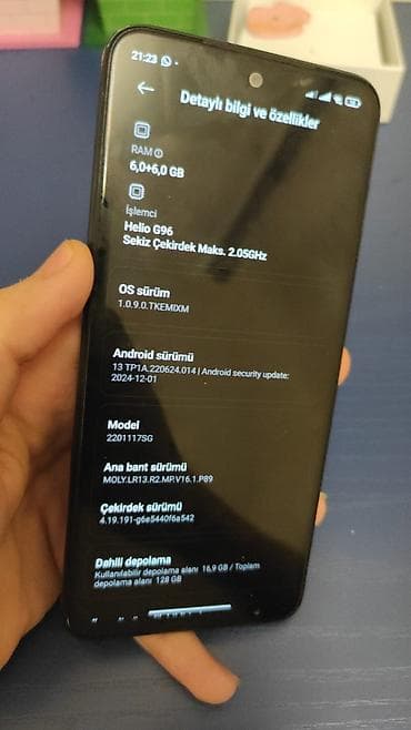 rog ally x: Redmi 128 GB, rəng - Qara, Sensor — 3