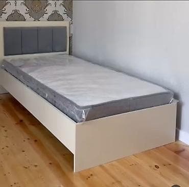 everest mebel: Tək nəfərlik çarpayı və döşək dəsti - Ölçü: təxmini 90x200 sm tək — 1