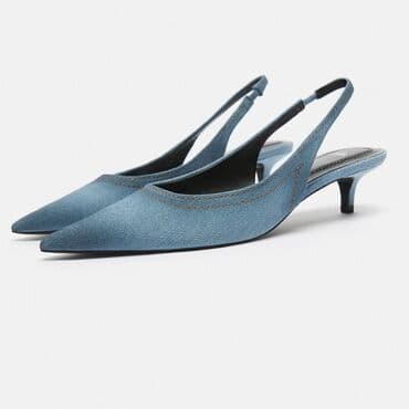 basanoşkalar 2022: Zara, Ölçü: 37, rəng - Göy, Yeni — 1