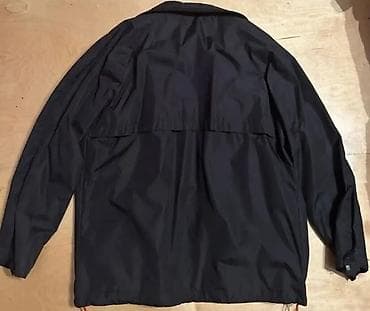 плащь: Qara rəngli yüngül küləkkeş/yağmurluq gödəkçə - Material: suya və — 2