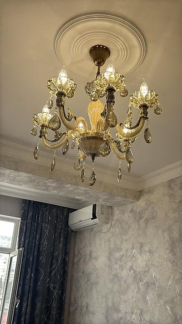 sir sekili: Çılçıraq, 6 lampa, Şüşə — 1