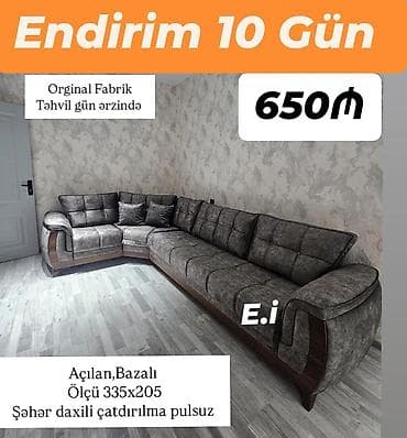 Künc divan, Açılan, Bazalı, Parça, Şəhərdaxili pulsuz çatdırılma