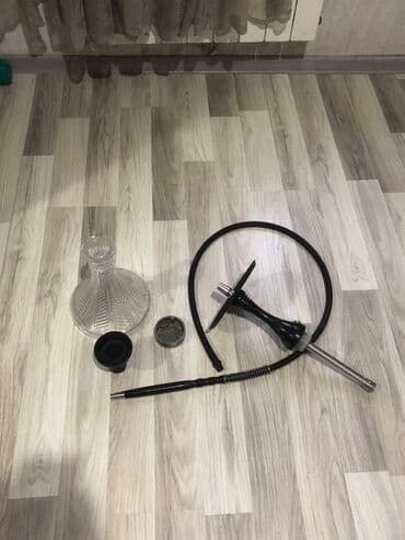 iqos baku resimleri: Nargilə dəsti - Material: şəffaf şüşə kolba, mat qara metal gövdə və — 3