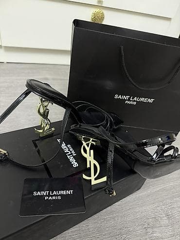 Saint Laurent Paris “Opyum” sandaleti Heç geyinilməyib 38 ölçü qutusu