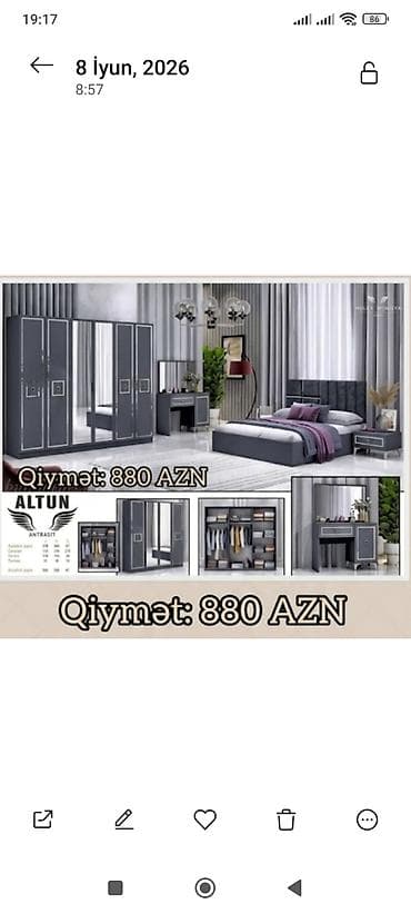 İkinəfərlik çarpayı, Azərbaycan, Yeni — 1