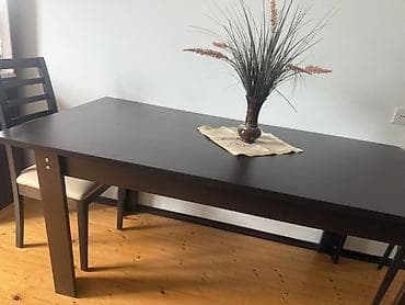 ofis oturacagi: Mətbəx üçün, Açılmayan, Dördbucaq masa, 4 stul — 3