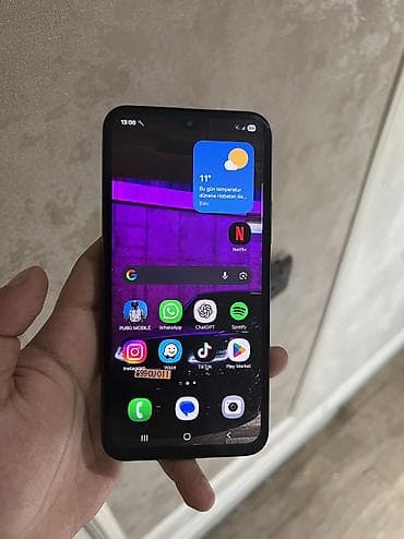 google pixel 6 pro: Samsung Galaxy A54 5G, 128 GB, rəng - Qara, Face ID — 10