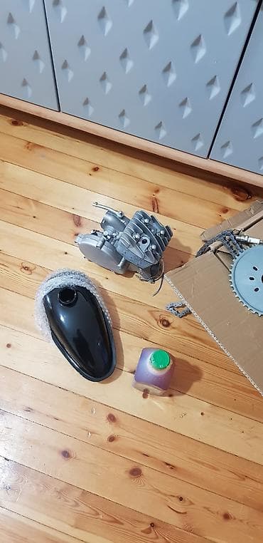 moto bot: Moped/velosiped üçün benzin mühərriki dəsti – LD80 (iki dövrlü) — 7