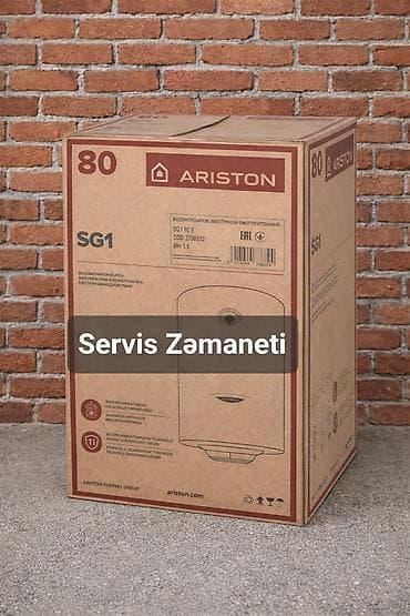 Ariston 80 l, Yeni, Kredit yoxdur, Rayonlara çatdırılma, Pulsuz çatdırılma — 1