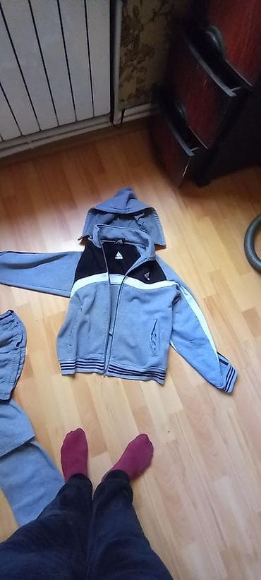 sport dest: İdman dəsti, Adidas, 3XL, rəng - Boz — 2