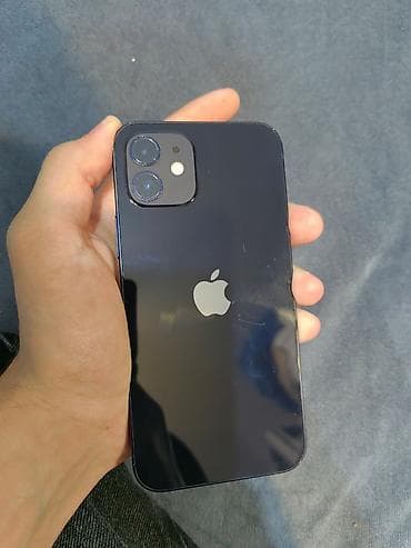 bir telecom: IPhone 12, 256 GB, Qara, Simsiz şarj, Face ID, Sənədlərlə — 1