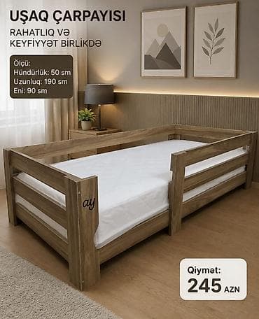 mebell: Uşaq çarpayısı – rahatlıq və keyfiyyət birlikdə. Ölçülər: - — 1