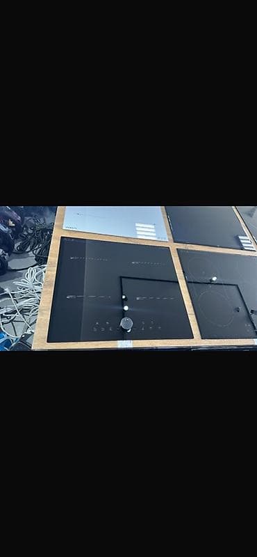 İnduksiya tipli şüşə-keramika səthli elektrik plitəsi - 60 sm ölçülü