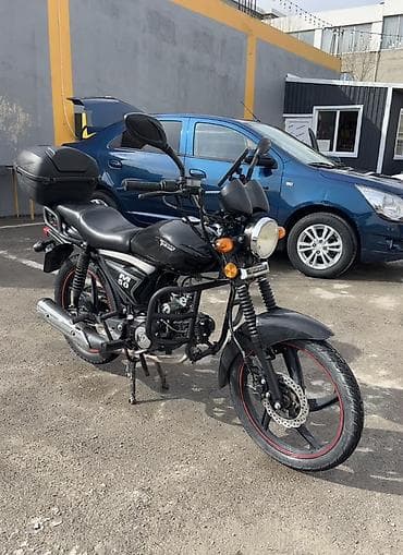 bmw 1 118: Tufan M50 motosiklet Satılır. - Rəng: qara, qırmızı halqalı təkərlər — 3