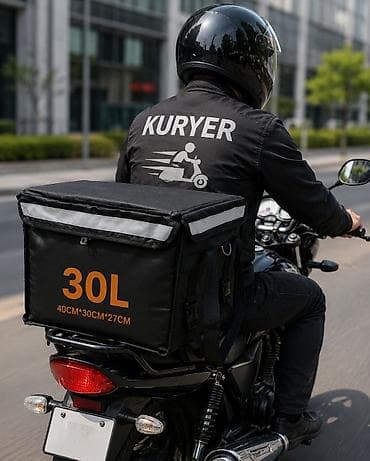 30L kuryer/çatdırılma çantası Ölçü: 40 × 30 × 27 sm (30 litr həcm) - — 1