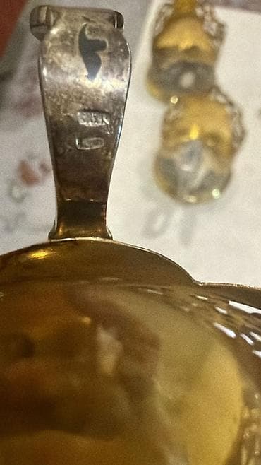 serviz: Çay dəsti, rəng - Gümüşü, Metal, SSRİ — 6