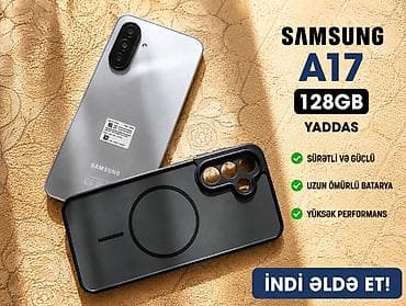 ipad 6: Samsung Galaxy A17, 128 GB, rəng - Gümüşü, Barmaq izi — 1