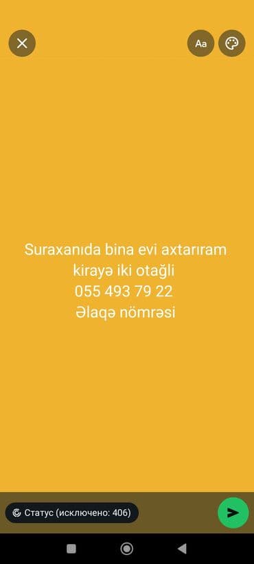 200 azn kiraye evler 2024: Suraxanı rayonunda kirayə üçün 2 otaqlı bina mənzili axtarılır — 1