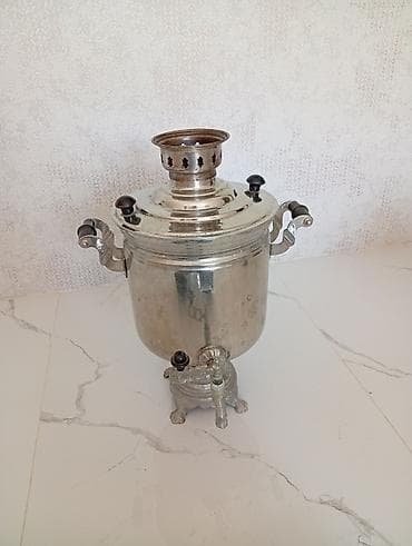 türk samovarı: 7 Litir samovar satılır heç bir problemi yoxdu super vezyetdədi — 2