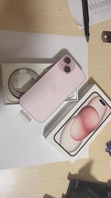 samsung a35 ekran: IPhone 15, 128 GB, Çəhrayı — 10