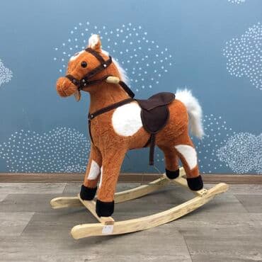 uşaq ucun oyuncaq: Детская лошадь качели — 5