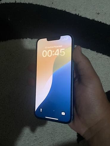 IPhone 13, 128 GB, Mavi, Simsiz şarj, Face ID, Sənədlərlə — 2