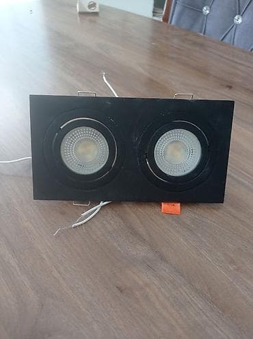 gunes paneli: İkiqat spot LED tavan işığı - Növ: daxili tavan üçün iki lampalı spot — 1
