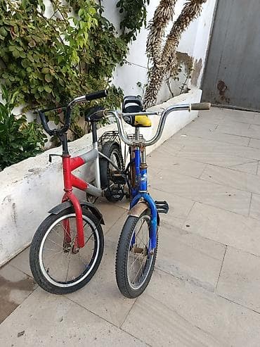 balaca velosiped: Uşaq velosipedi dəsti – 2 ədəd - Ölçü: təxminən 16" təkərlər (uşaqlar — 2