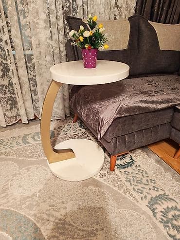 şuşə stollar: Jurnal masası, Yeni, Açılmayan, MDF, Yumru masa — 2