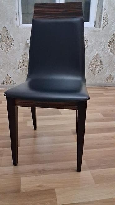 Masalar: Mətbəx üçün, Qatlanmayan, rəng - Qara Stul — 6