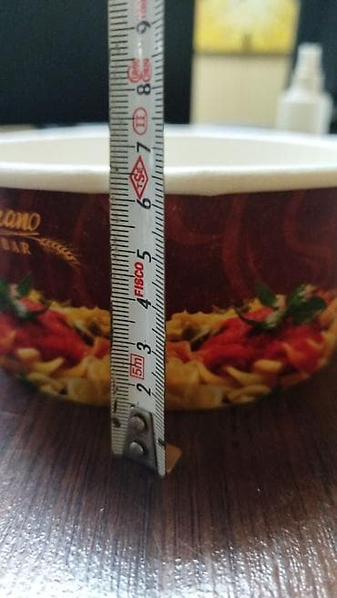 keks qabi: 100 eded -15 man birdəfəlik qida qabı qapaqnan - Material: qalın — 4