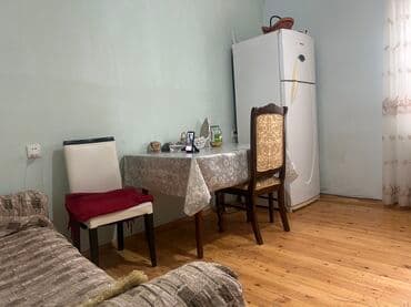 birotaqli ev kiraye: Həyət evi – 2 otaqlı, tam əşyalı, istlik sistemi kombidi, heyeti var — 4