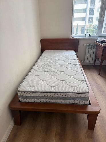 agac: Təknəfərlik çarpayı, Bazasız, Matras ilə, Siyirməsiz — 4