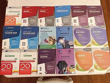 Abituriyentlər və müəllimlər üçün geniş tədris və test kitabları