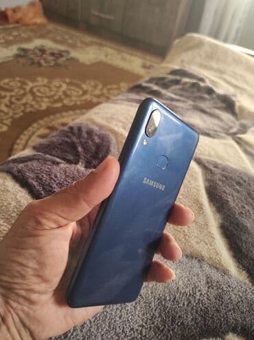 rengli printer: Samsung A10e, rəng - Mavi, Barmaq izi — 4