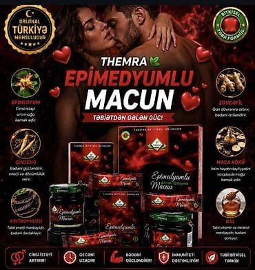 Turkiye🇹🇷 istehsali 💯% Orginal THEMRA Epimedyumlu Uniseks Macun – — 2