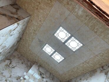 подвесной потолок в ванной: Asma tavan, Suyadavamlı, Ödənişli quraşdırma — 13