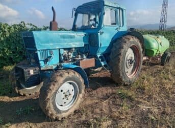 qoşqu turbo az: Traktor Belarus (MTZ) 82, 1985 il, 82 at gücü, motor 4.7 l, İşlənmiş — 2