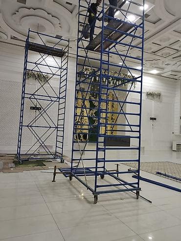 Layihə və təmir işləri üçün qüllə tipli metallik iskele - Modul