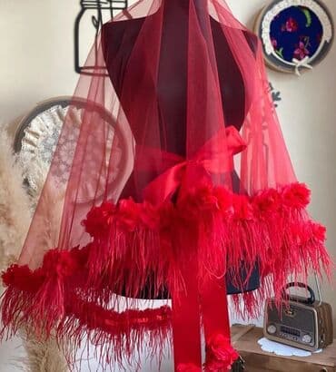 Toy paltarları: Əl işidir.Sifarişə özəl hazırlanıb.100azn-ə hazirlanib .1dəfə istifadə — 1