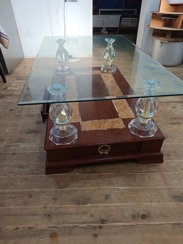 стол стулья: Jurnal masası, Açılmayan, Şüşə, Dördbucaq masa — 8