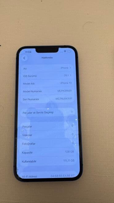 Powerbanklar: IPhone 13, 128 GB, Mavi, Face ID — 10