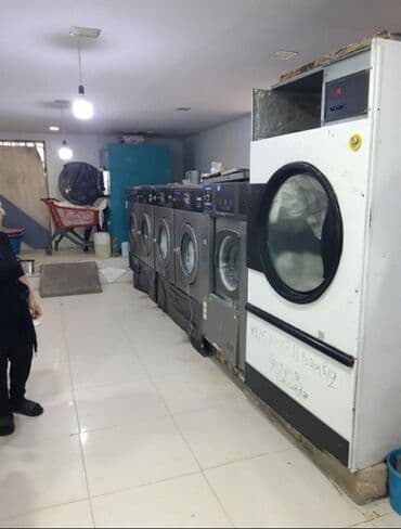 столовая в аренду: Hazır biznes Camaşırxana satılır 4 yuma ipso 25 kg 3 qurutma 35 kg — 1